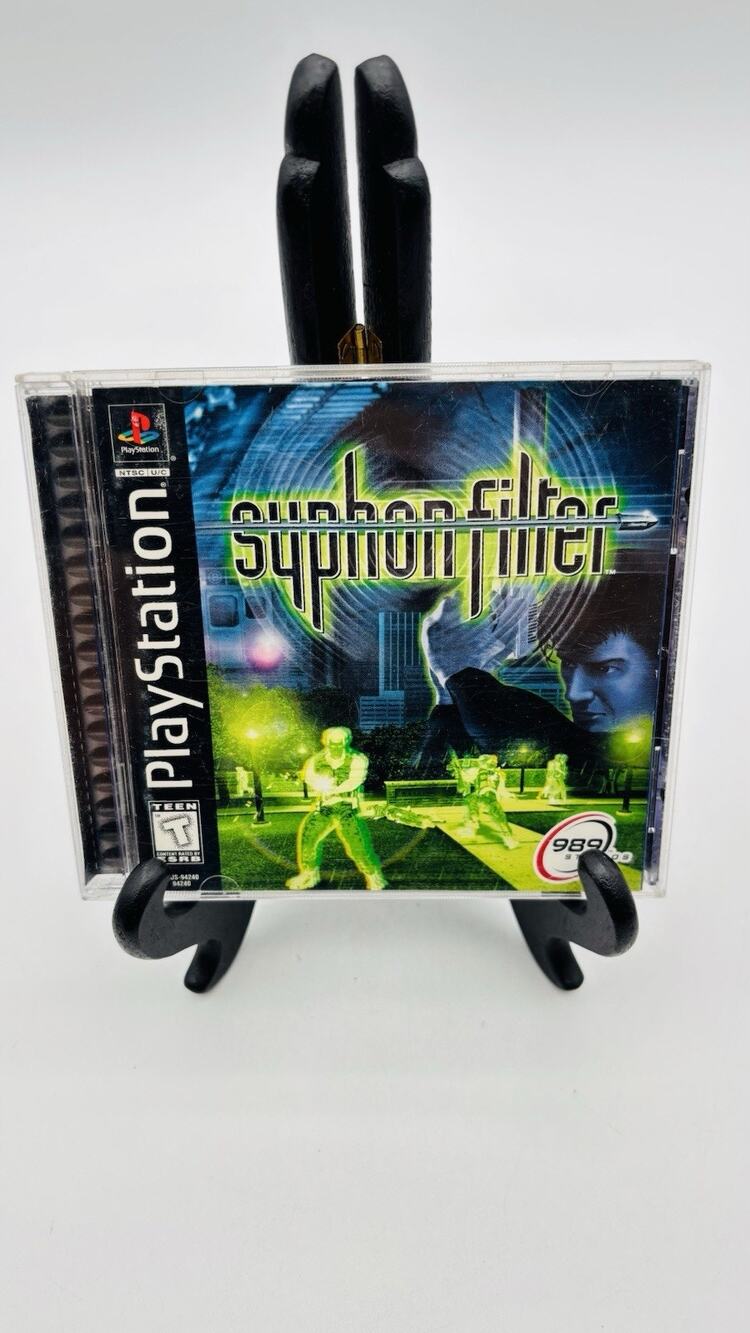 Syphon Filter Sony PlayStation 1 PS1 CIB Tested Works Complete Excellent Cond